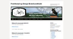 Desktop Screenshot of fredrikstadbrukshundklubb.net